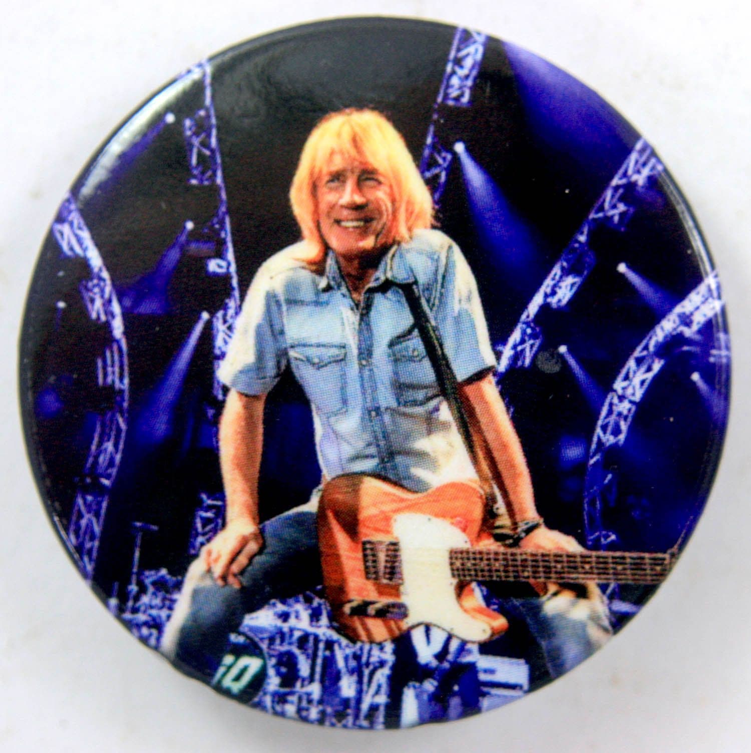 Status Quo - 'Rick Guitar' Large Button Badge