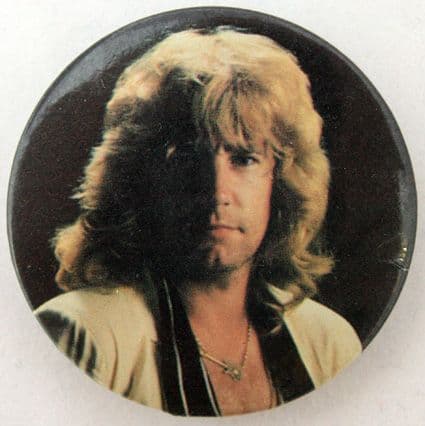 Status Quo - 'Rick Parfitt' Vintage Large Button Badge