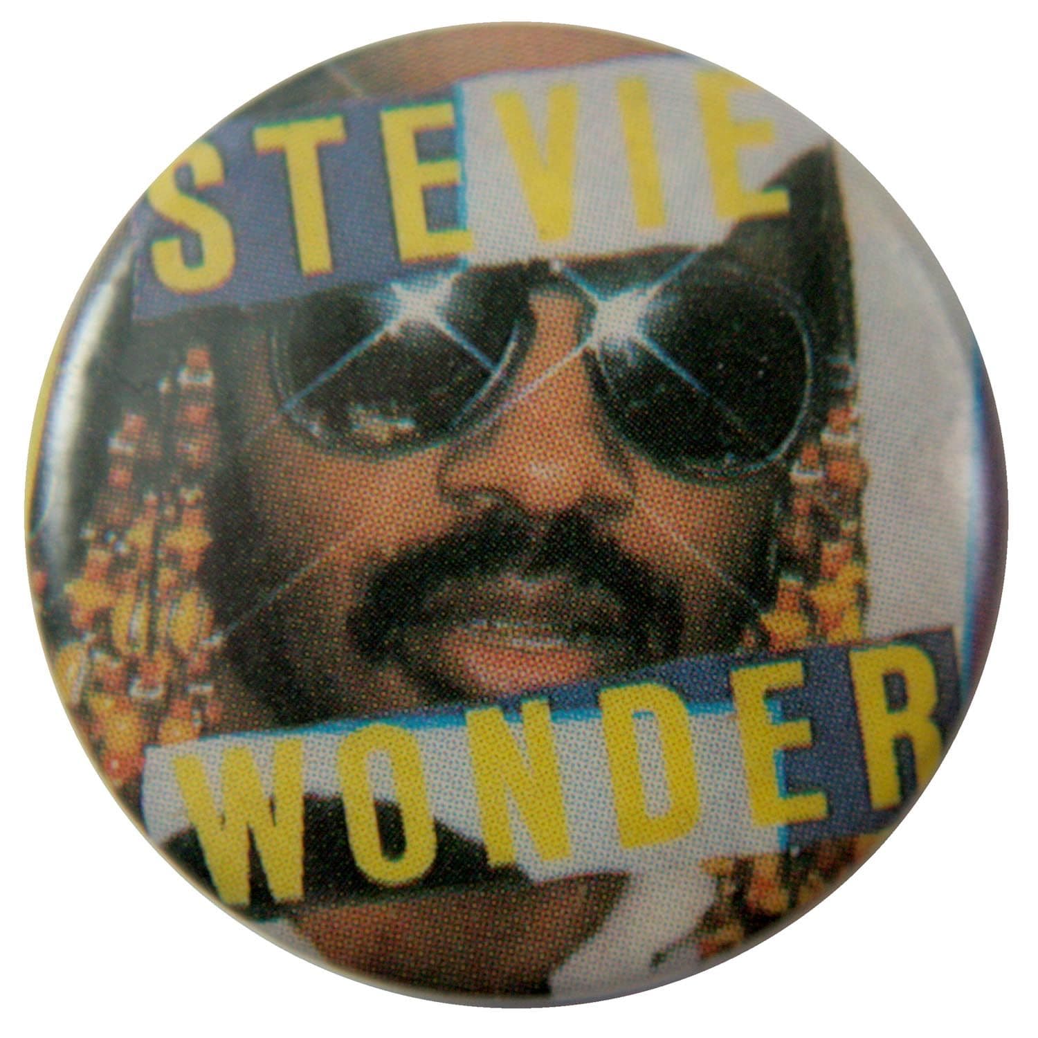 Stevie Wonder - 'Close Up' Button Badge