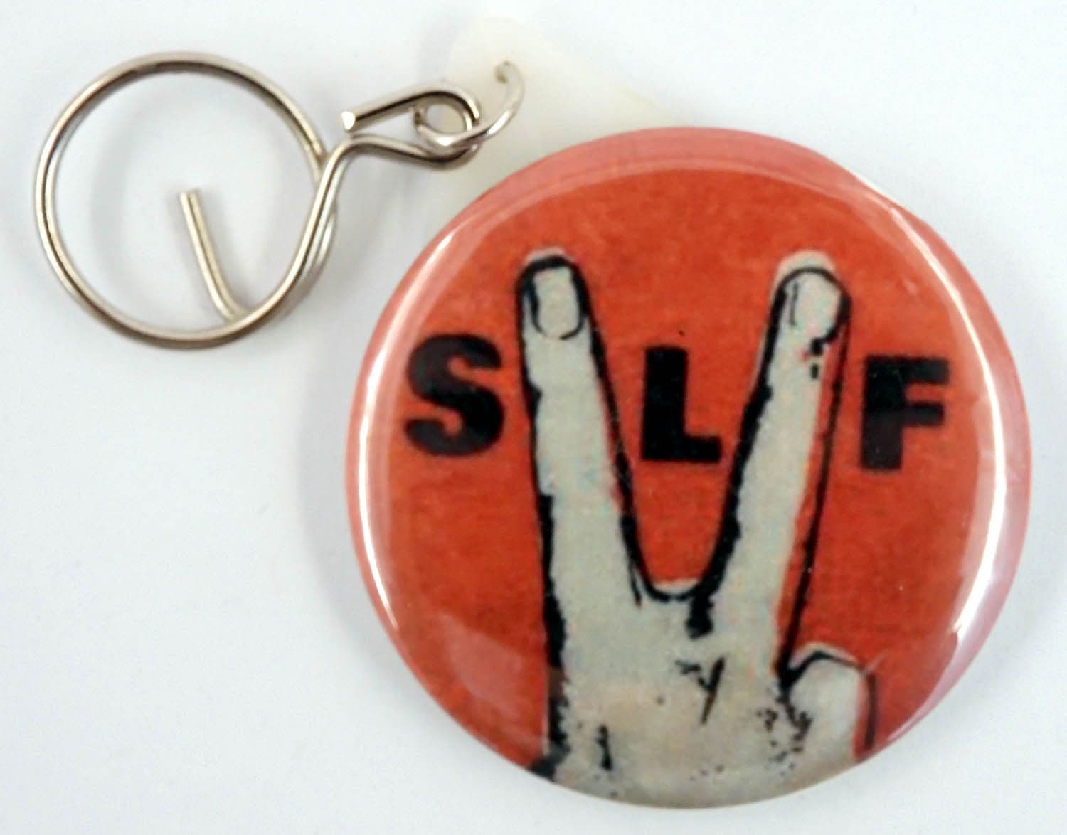Stiff Little Fingers - 'Fingers' Large Round Mirror Keyring