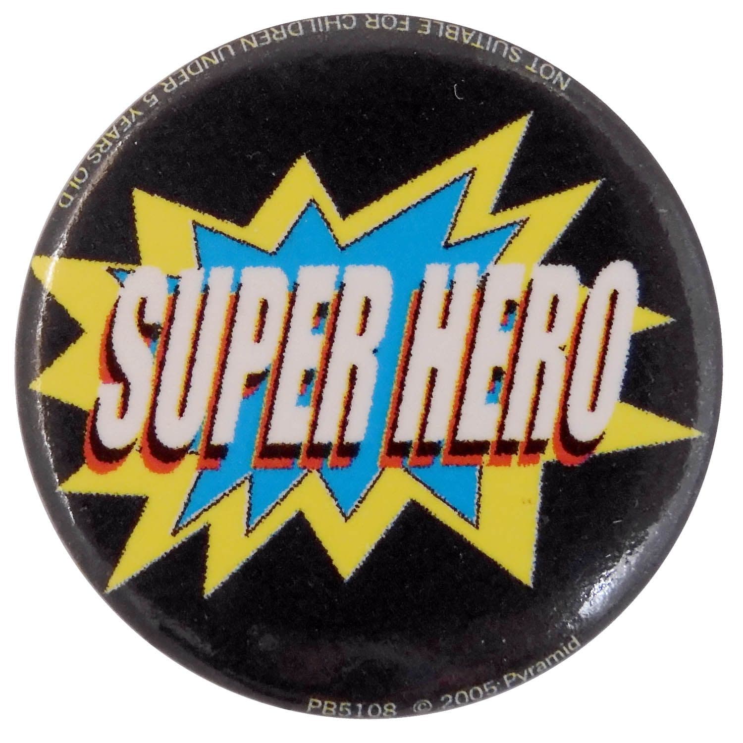 Super Hero - Button Badge