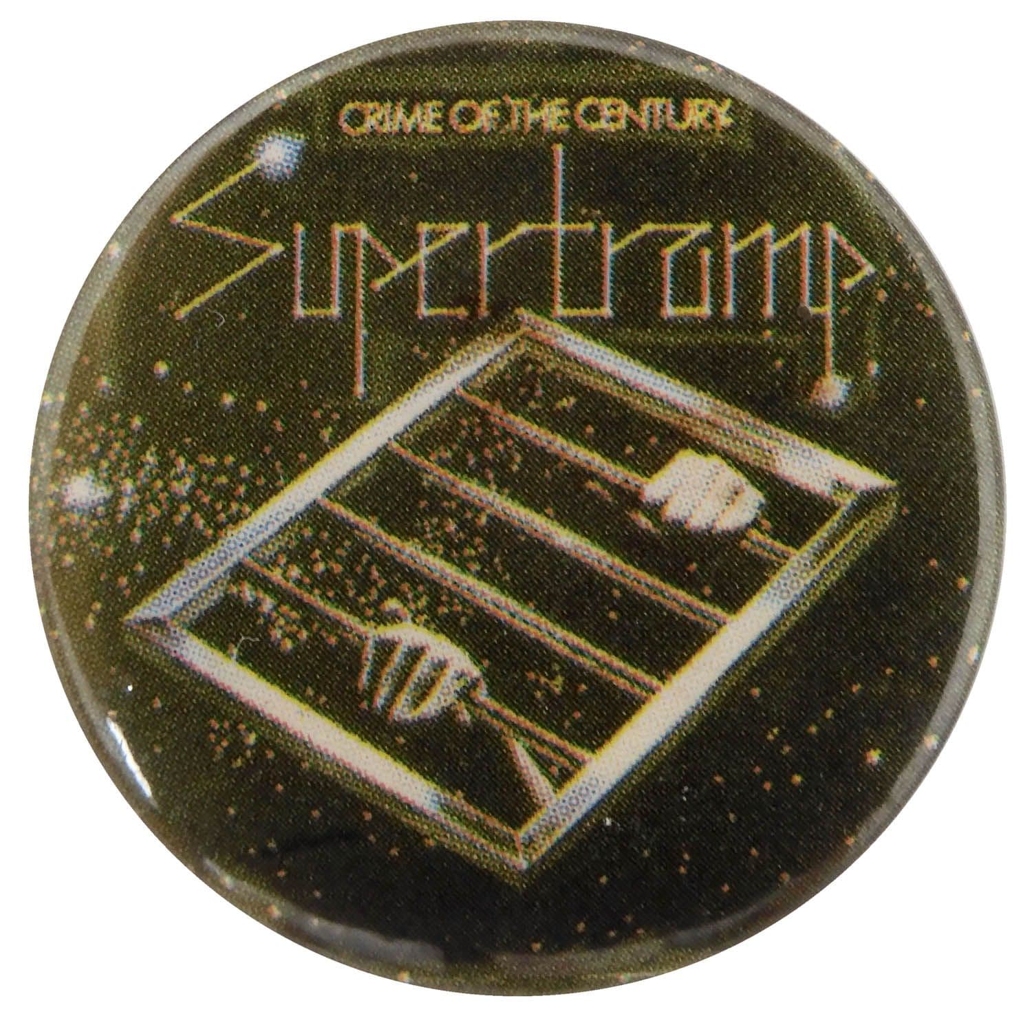 Supertramp - 'Crime of the Century' Button Badge