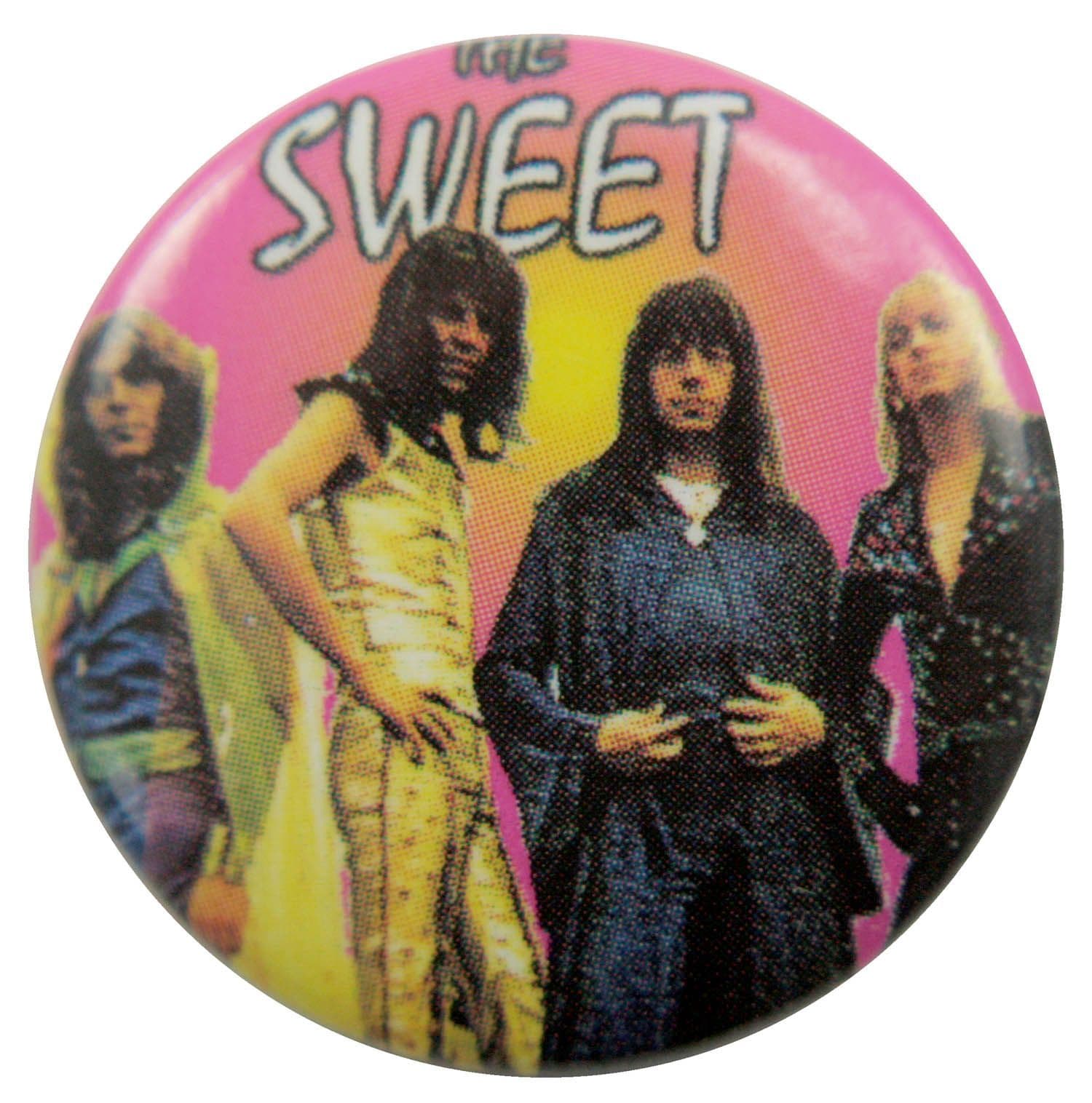 The Sweet - 'Group Pink' Button Badge
