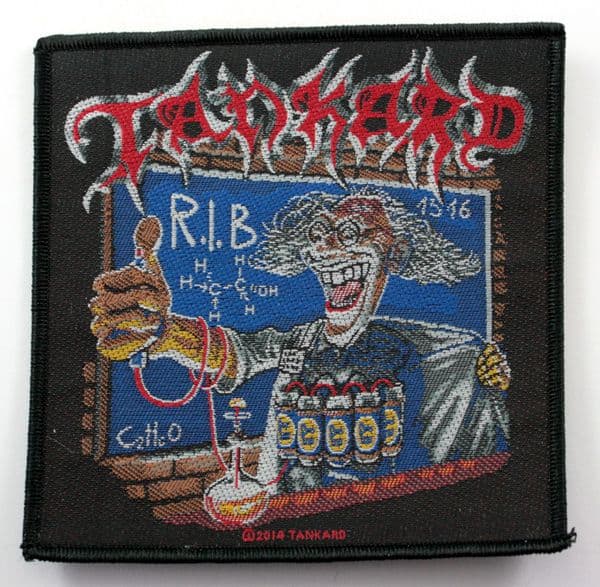 Tankard - 'R.I.B.' Woven Patch