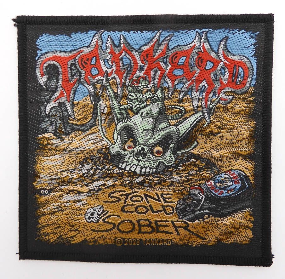 Tankard - 'Stone Cold Sober' Woven Patch