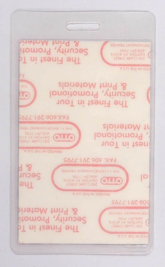 Ted Nugent - 'Ted Nugent's Whiplash Bash 1987 All  Access' Laminated Backstage Pass