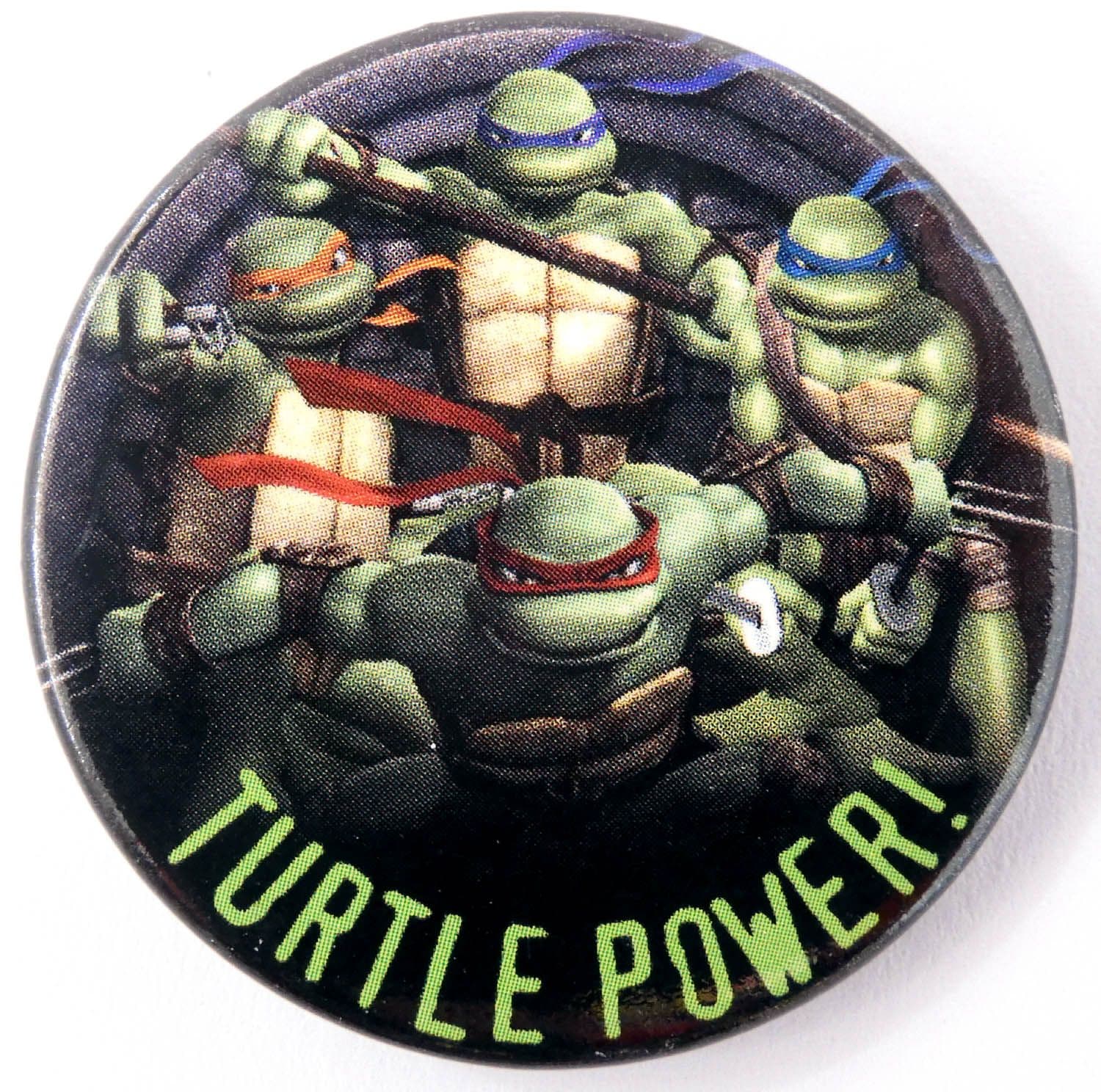 Teenage Mutant Ninja Turtles - 'Turtle Power' Large Button Badge