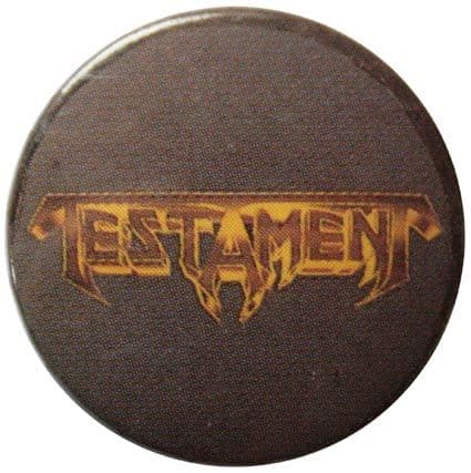 Testament - 'Logo' Button Badge
