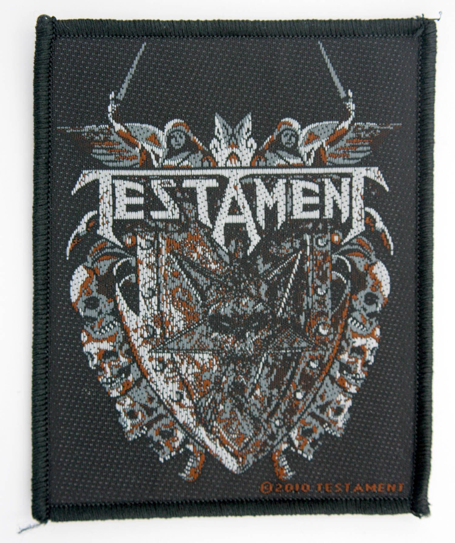 Testament - 'Shield' Woven Patch