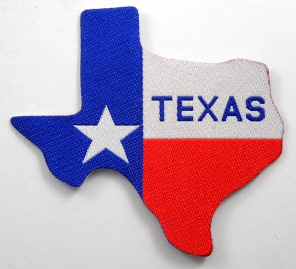 Texas - 'Flag' Shaped Patch