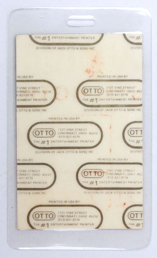 The Alarm - 'Strength Tour 1985 - All Access' Vintage Laminated Backstage Pass