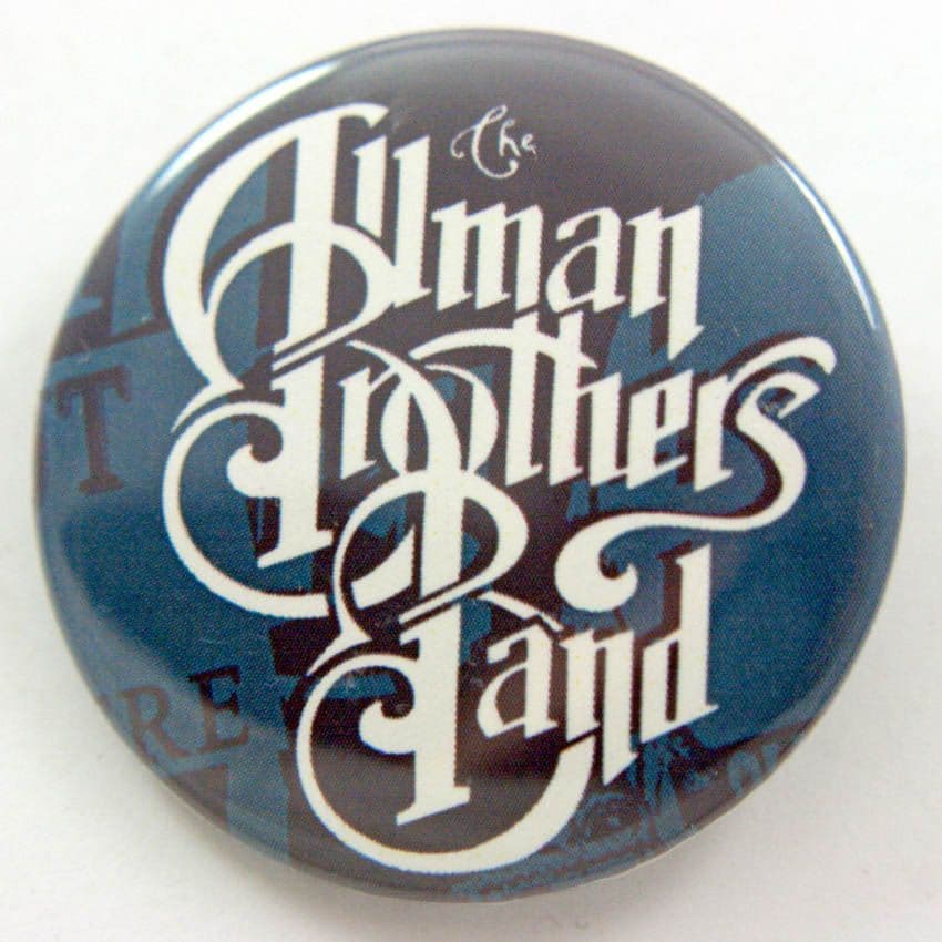 The Allman Brothers Band - 'Logo' Large Button Badge