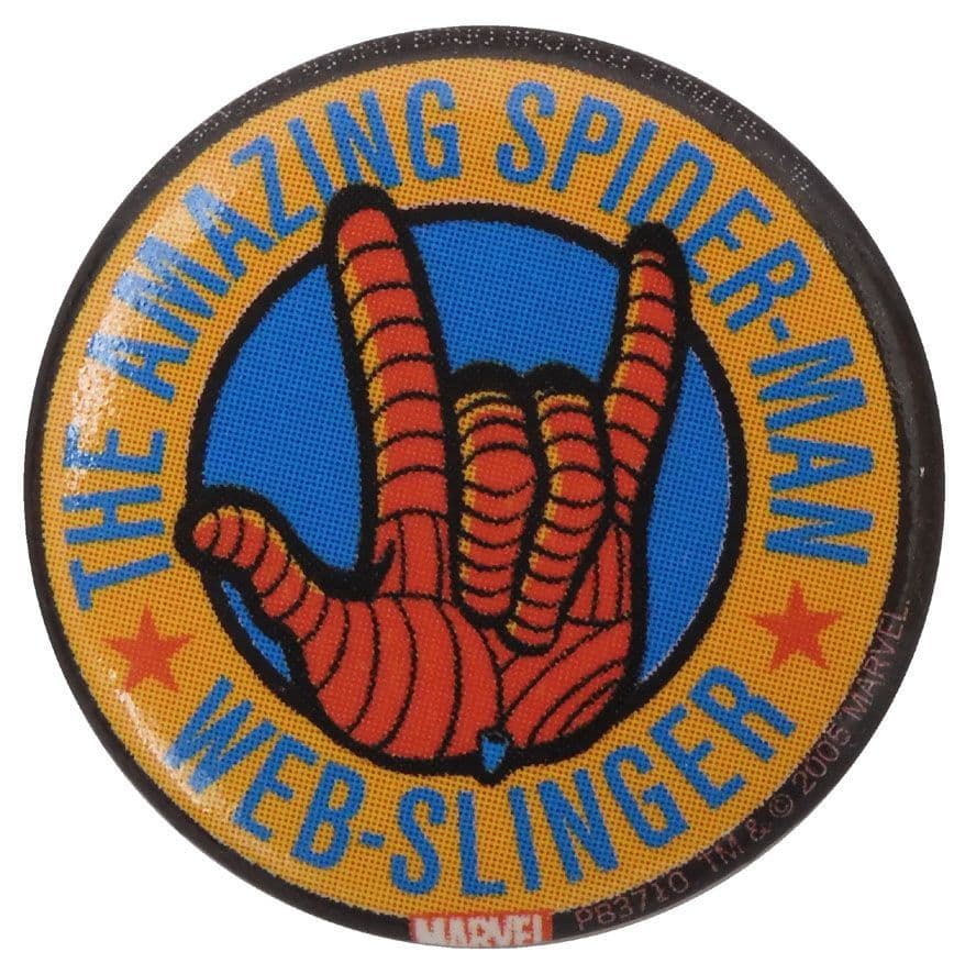 The Amazing Spider-Man - 'Webslinger' Button Badge