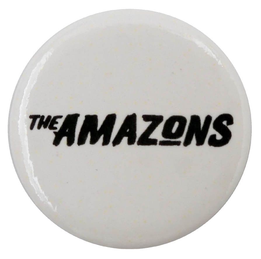 The Amazons - 'Logo on White Background' Button Badge
