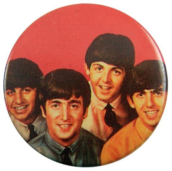 The Beatles - 'Group Red' 32mm Badge