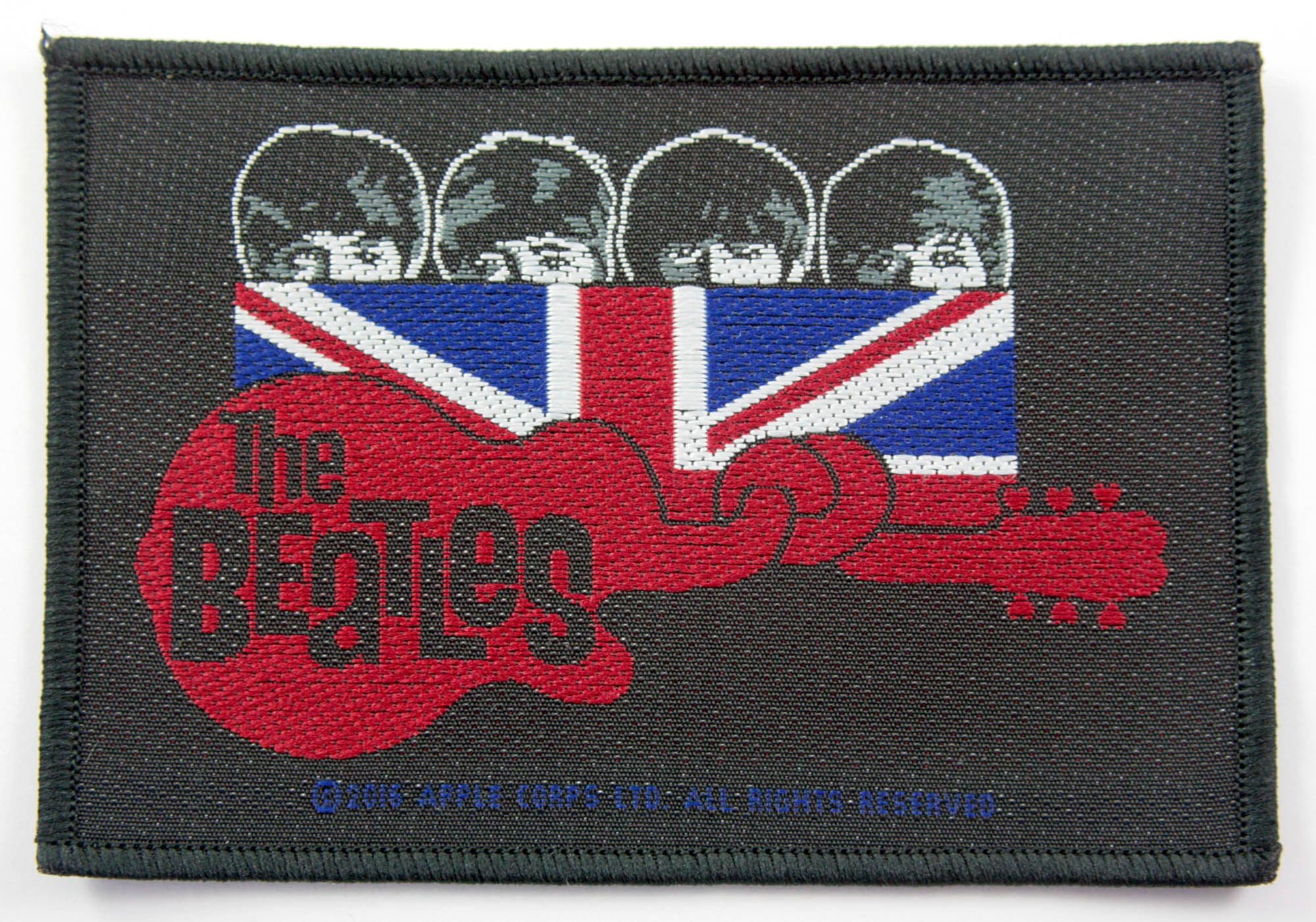 The Beatles - 'Knotted Guitar' Woven Patch