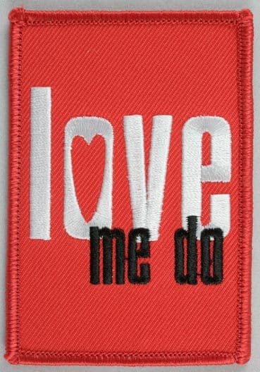 The Beatles - 'Love Me Do' Embroidered Patch