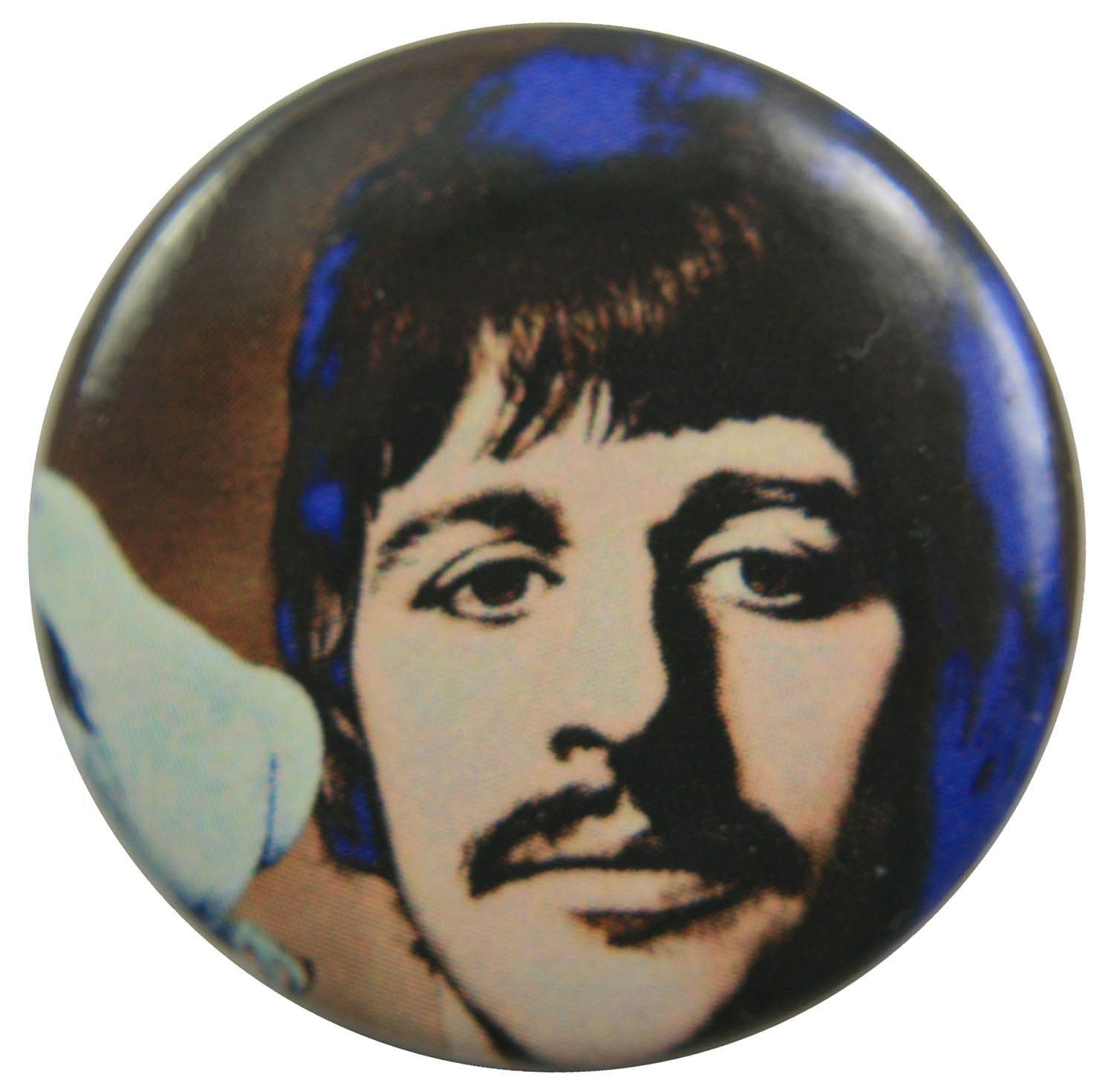 The Beatles - 'Ringo Drawing (Richard Avedon Design)' Button Badge