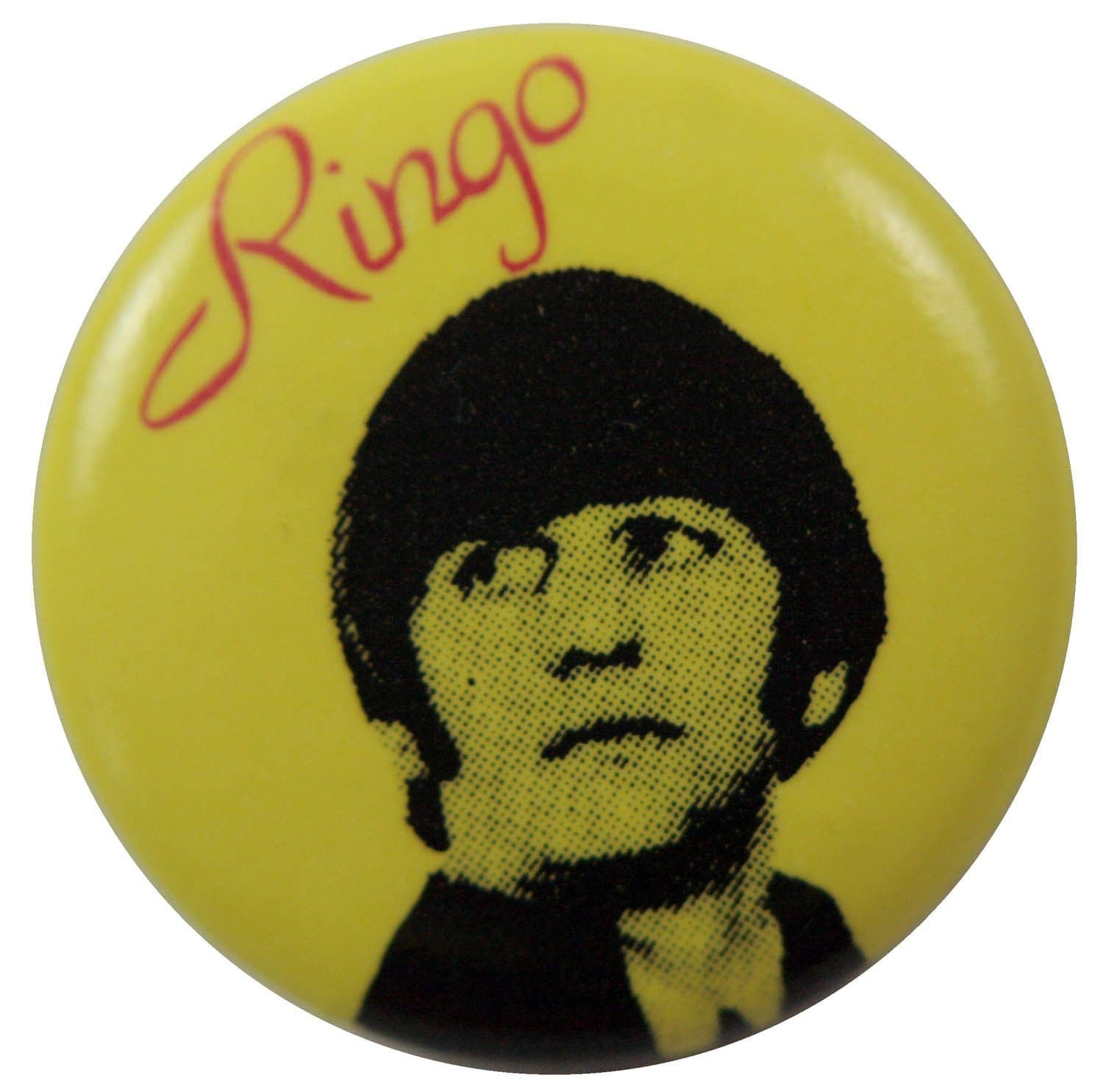 The Beatles - 'Ringo Yellow' Button Badge