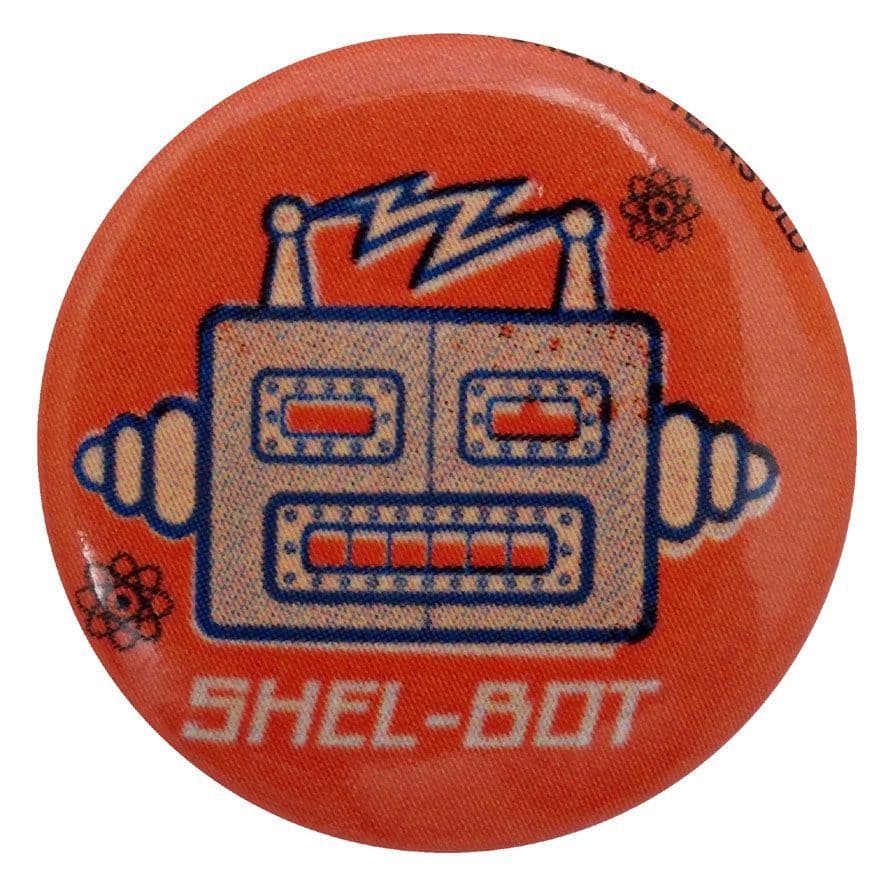 The Big Bang Theory - 'Shel-Bot' Button Badge