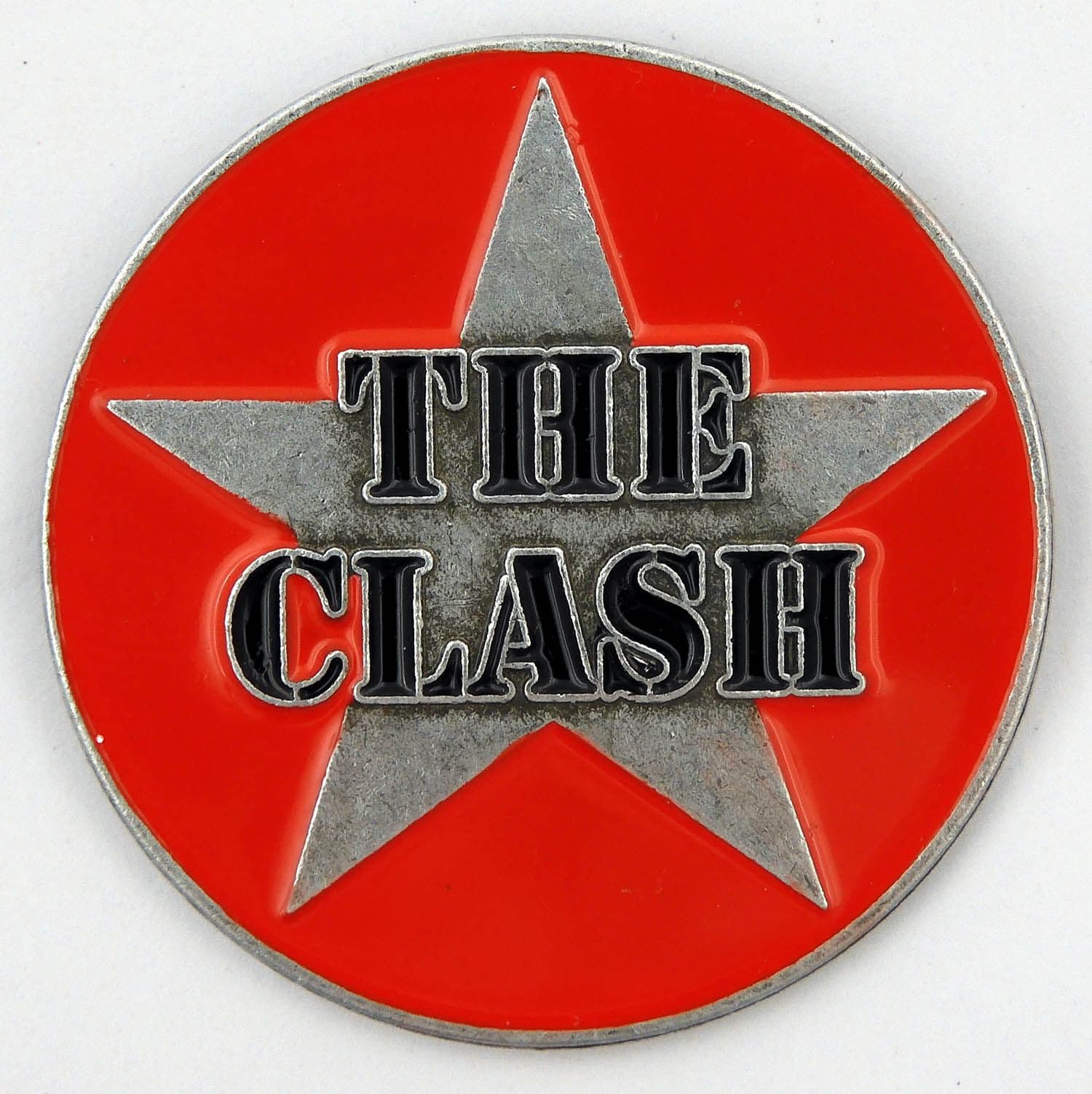 The Clash - 'Star Logo' Enamel Lapel Badge