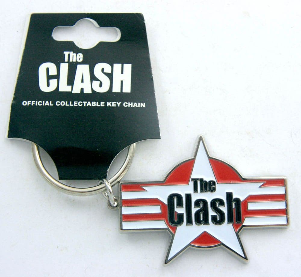 The Clash - 'Star Logo' Enamelled Metal Keyring