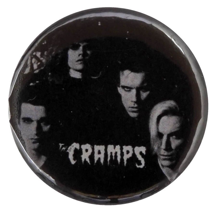 The Cramps - 'Group Black & White' Button Badge