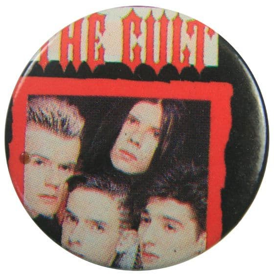 The Cult - 'Group Red Box' Button Badge