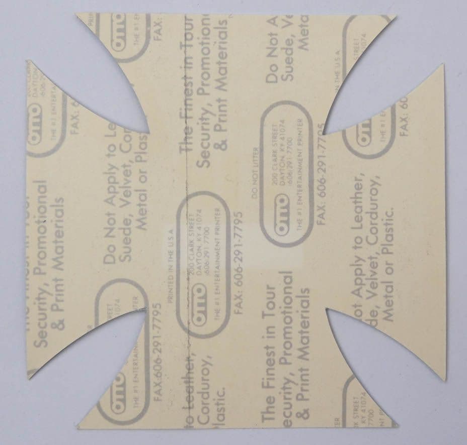 The Cult - 'World Tour 1990 VIP'  Vintage Backstage Pass