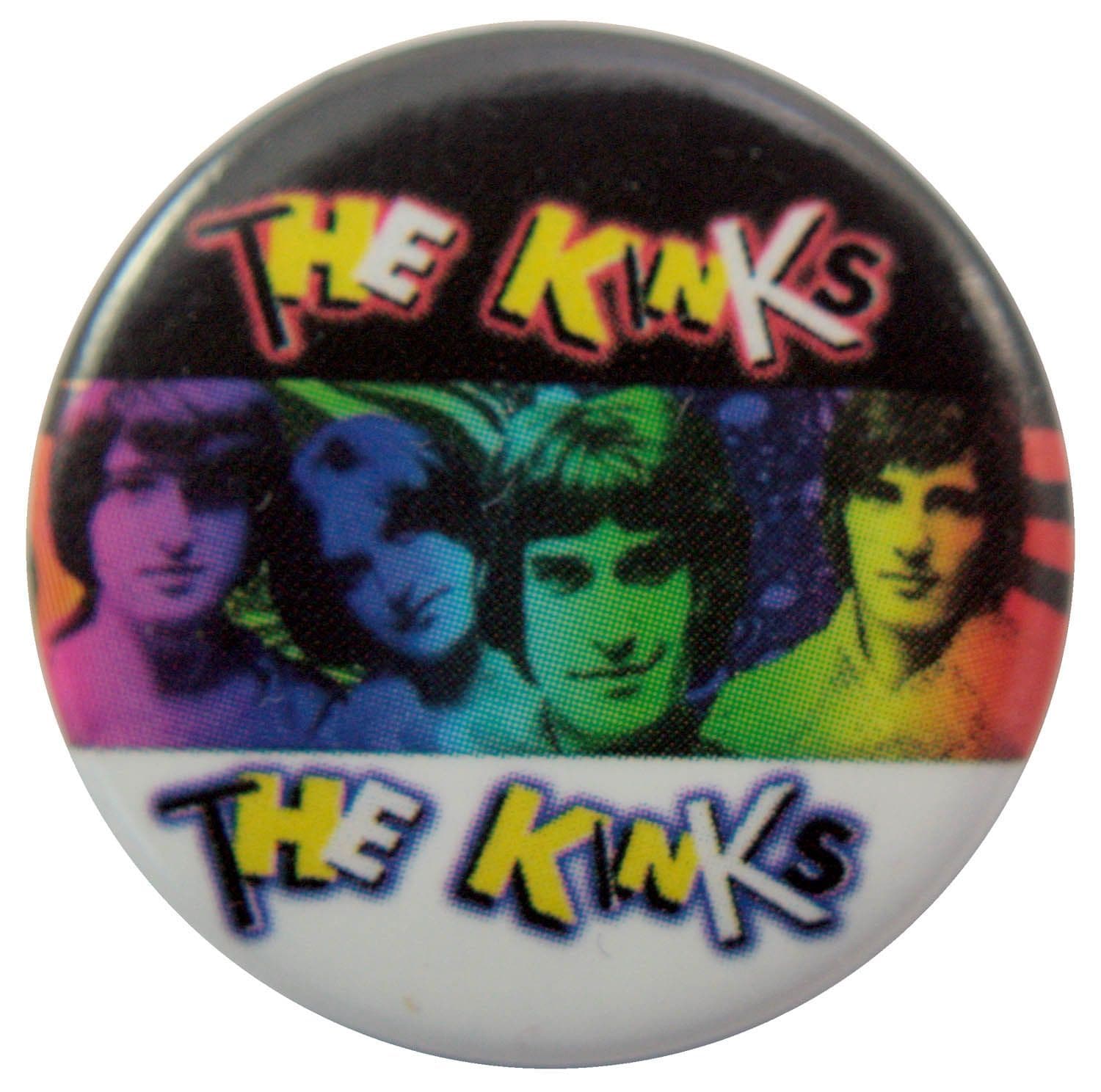 The Kinks - 'Rainbow Group' Button Badge