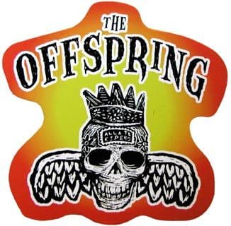 The Offspring - 'Skull' Shaped Sticker