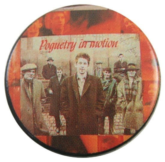 The Pogues - 'Poguetry in Motion' Button Badge