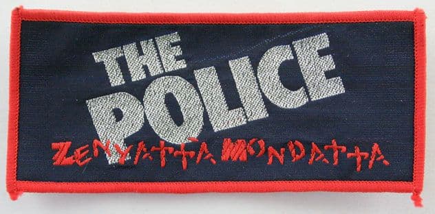 The Police - 'Logo Zenyatta' Woven Patch
