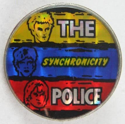 The Police - 'Synchronicity' Prismatic Crystal Badge