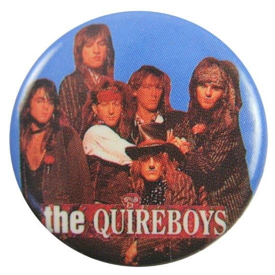 The Quireboys - 'Group Blue' Button Badge