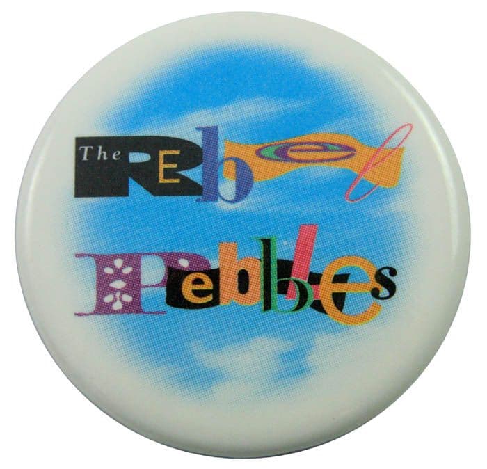 The Rebel Pebbles - 'Logo' Large Button Badge