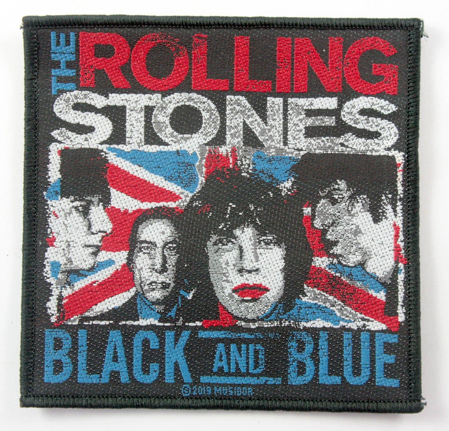The Rolling Stones - 'Black and Blue' Woven Patch
