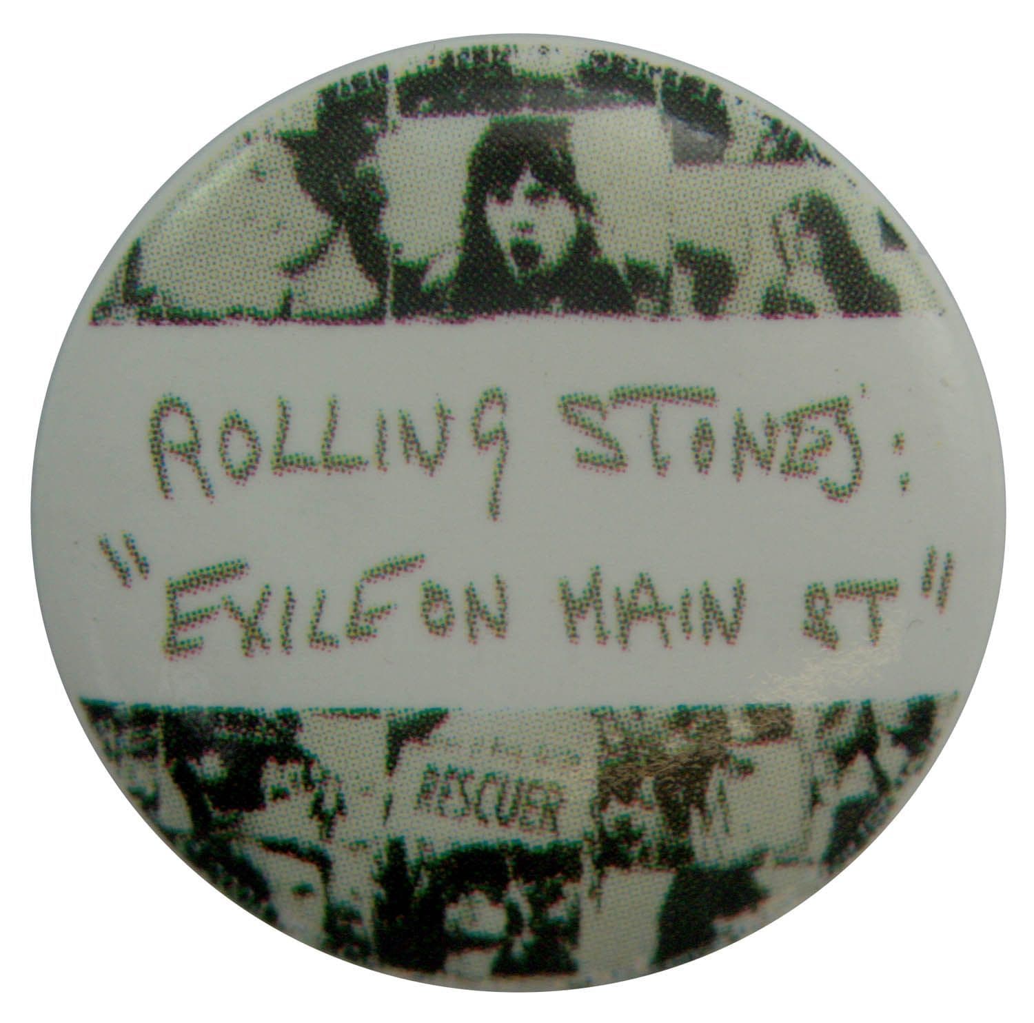 The Rolling Stones - 'Exile on Main Street' Button Badge