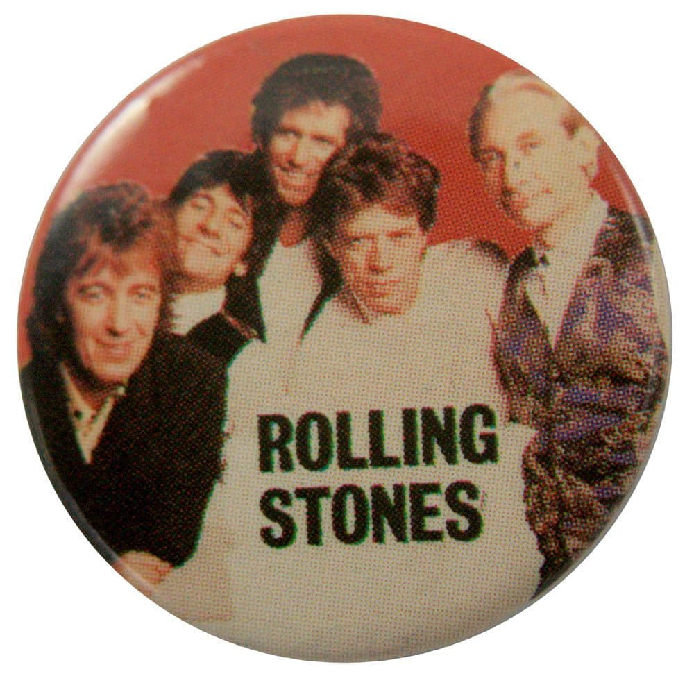 The Rolling Stones - 'Group Red' Button Badge