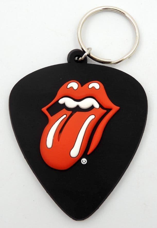 The Rolling Stones - 'Logo' Rubber Keyring