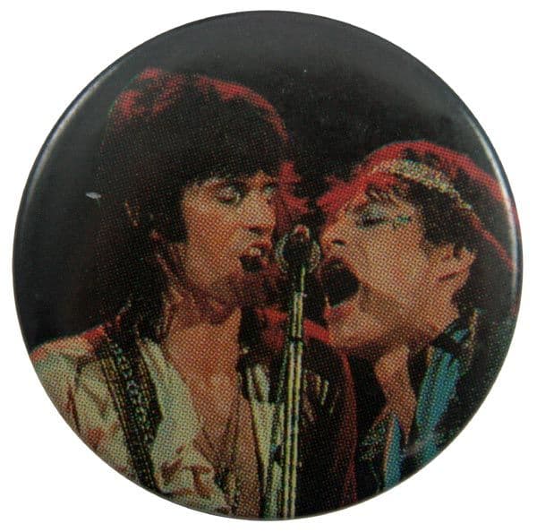 The Rolling Stones - 'Mick and Ronnie' Button Badge
