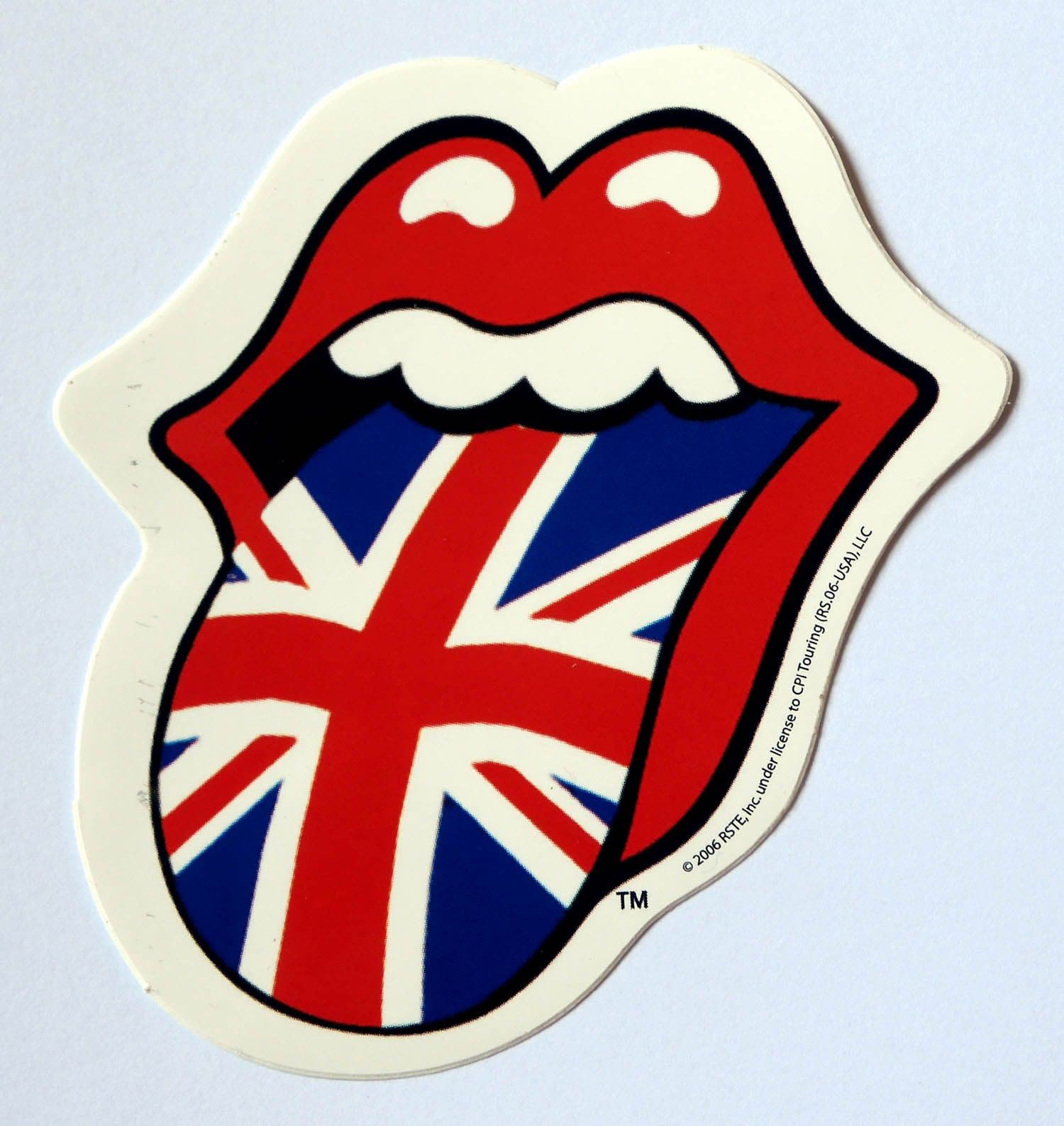The Rolling Stones - 'UK Tongue Logo' Sticker