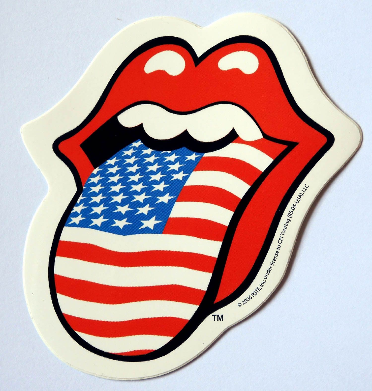 The Rolling Stones - 'US Tongue Logo' Sticker