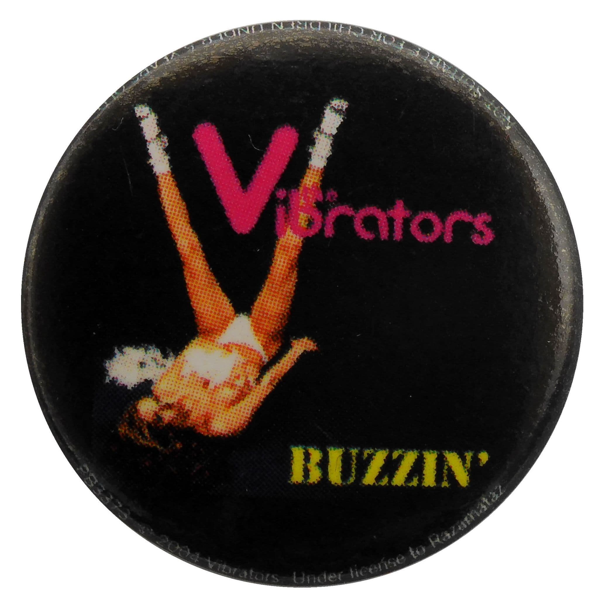 The Vibrators - 'Buzzin' Button Badge