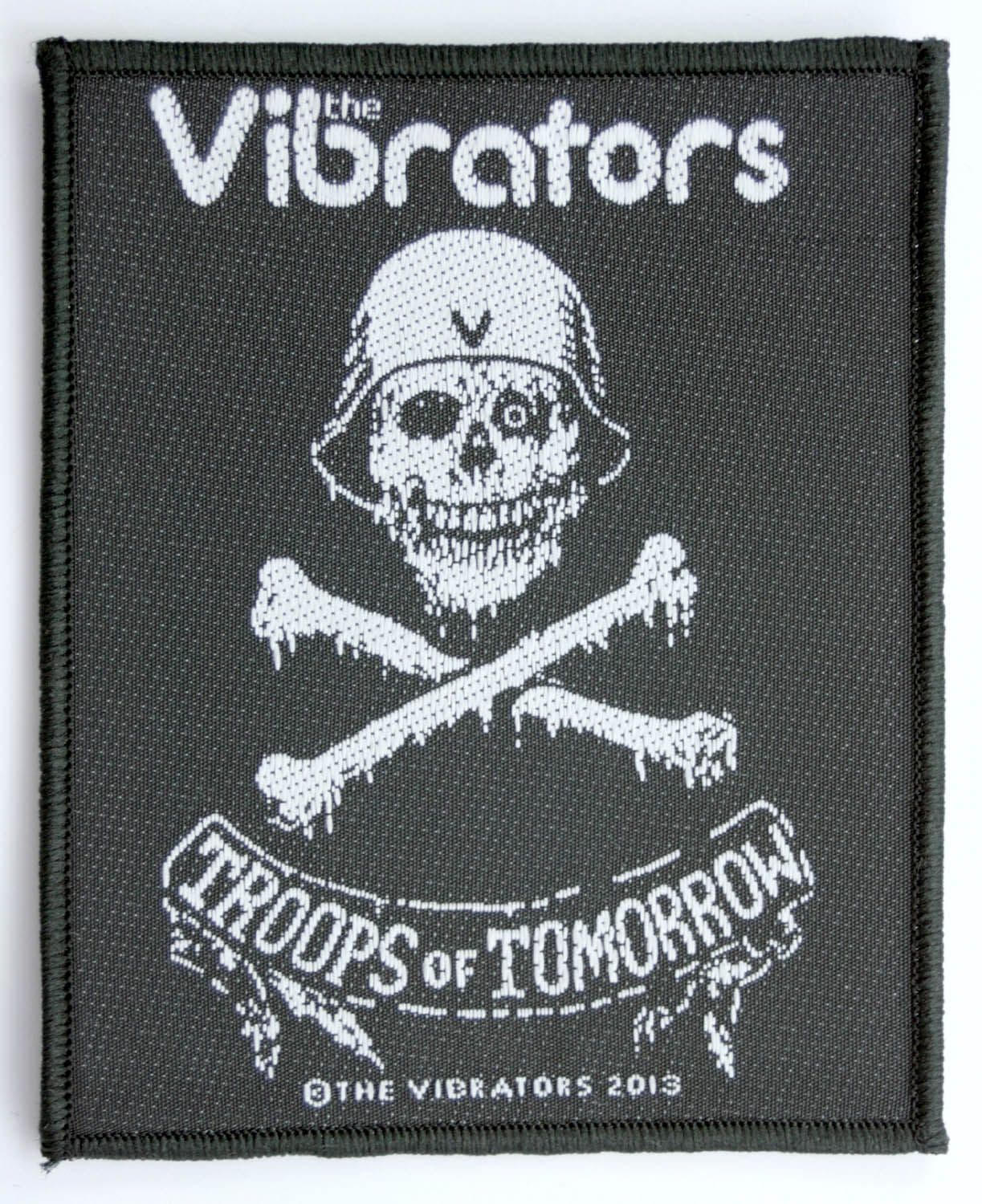 The Vibrators - 'Troops of Tomorrow' Woven Patch