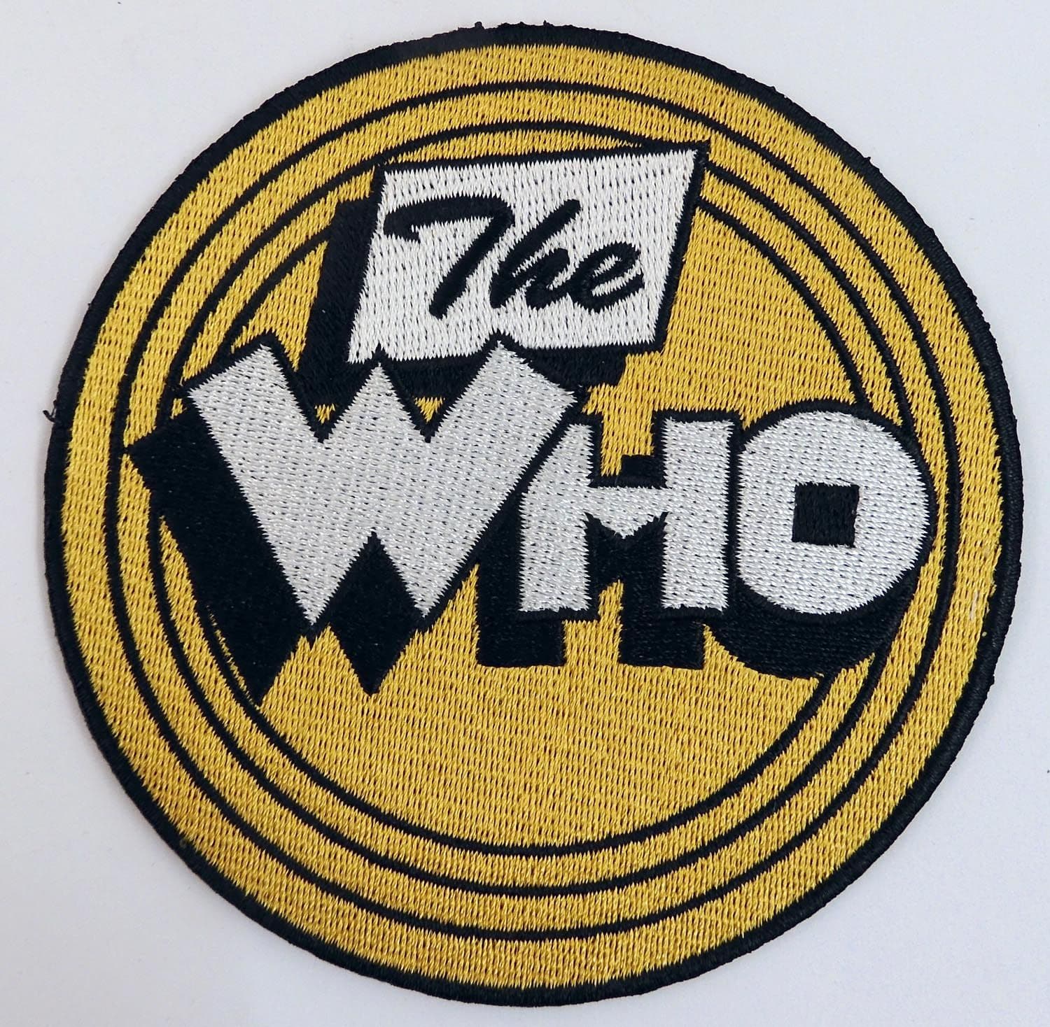 The Who - 'Yellow Circle Logo' Sew-on Embroidered Patch