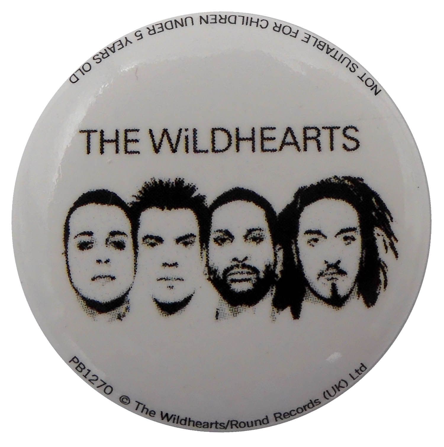 The Wildhearts - 'Group Heads' Button Badge