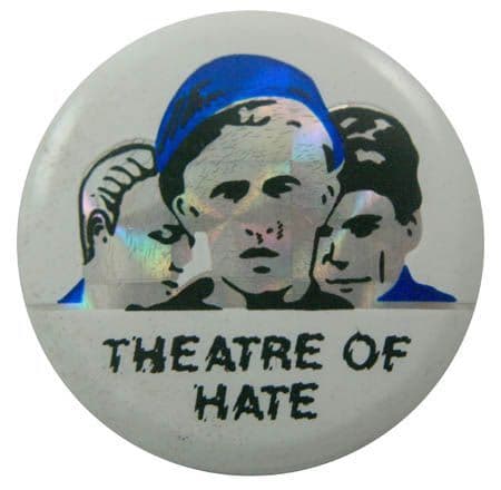 Theatre of Hate - 'Group White' Prismatic Button Badge
