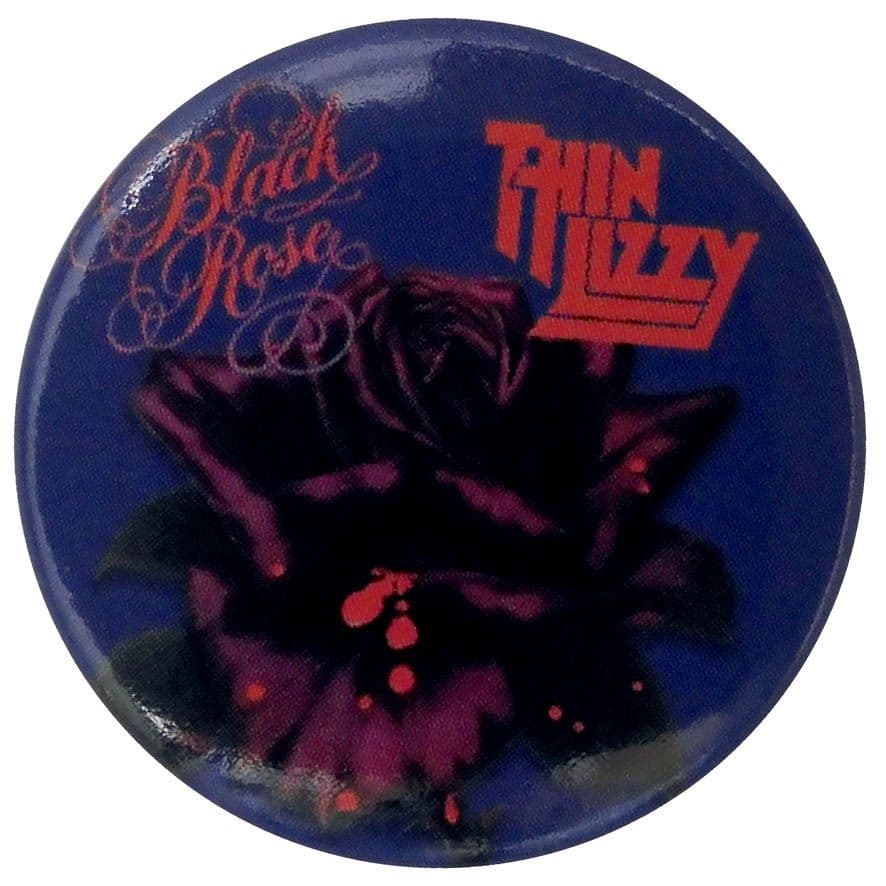 Thin Lizzy - 'Black Rose' Button Badge