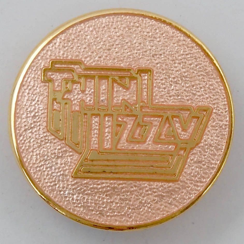 Thin Lizzy - 'Logo' Round Enamel Badge